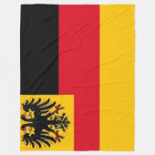 WELTKRIEG I DEUTSCHE FLAG FLEECEDECKE (Vorderseite)