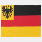 WELTKRIEG I DEUTSCHE FLAG FLEECEDECKE (Vorderseite (Horizontal))