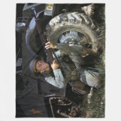 WELTKRIEG II AMERIKANISCHE SOLDIER FLEECEDECKE (Vorderseite)