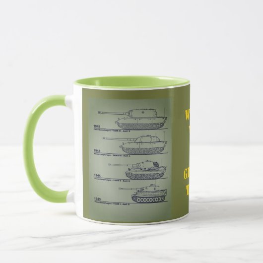 WELTKRIEG II DEUTSCHE TANKS TASSE (Links)