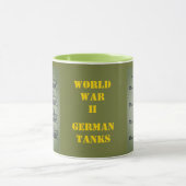 WELTKRIEG II DEUTSCHE TANKS TASSE (Zentrum)