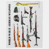 WELTKRIEG II - DEUTSCHE WAFFEN FLEECEDECKE (Vorderseite)