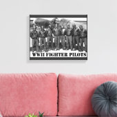 WELTKRIEG II: KAMPFPILOTEN LEINWANDDRUCK (Insitu (Wohnzimmer))
