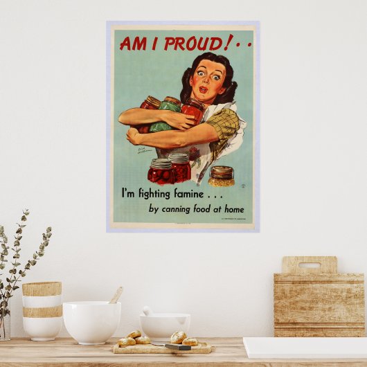 Weltkrieg II Poster - AM I STOLD! (Küche)