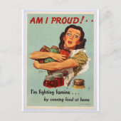 Weltkrieg II Poster - AM I STOLD! Postkarte (Vorderseite)