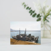 Weltkrieg IIGunboote in Anzio Postkarte (Stehend Vorderseite)