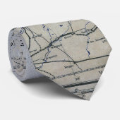 Weltkrieg-Invasionstag-Karte am 6. Juni 1944 Krawatte (Gerollt)