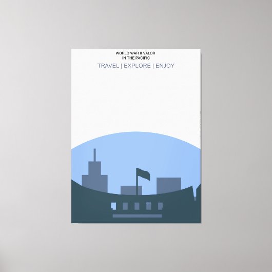 Weltkrieg Leinwanddruck (Vorderseite)