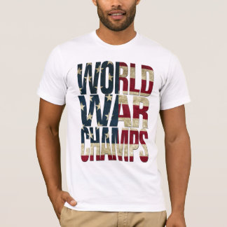 Weltkrieg-Meister - USA-Flagge T-Shirt