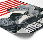 Weltkrieg Patriotisches Poster / Kriegsbestrebunge (Ecke)