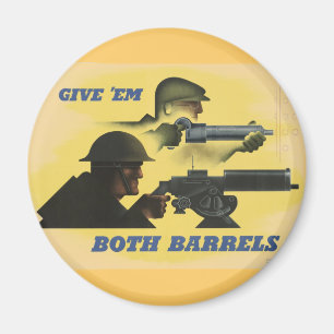 Weltkrieg Patriotisches Poster Magnet