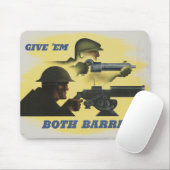 Weltkrieg Patriotisches Poster Mousepad (Mit Mouse)