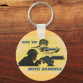 Weltkrieg Patriotisches Poster Schlüsselanhänger (Vorderseite)