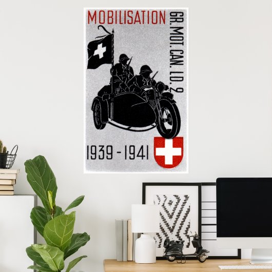 Weltkrieg Poster (Heimbüro)