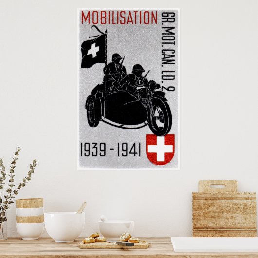 Weltkrieg Poster (Küche)