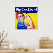 Weltkrieg Propaganda können wir machen Poster (Küche)