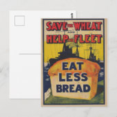 Weltkrieg-Propaganda-Kunstwerk Postkarte (Vorne/Hinten)