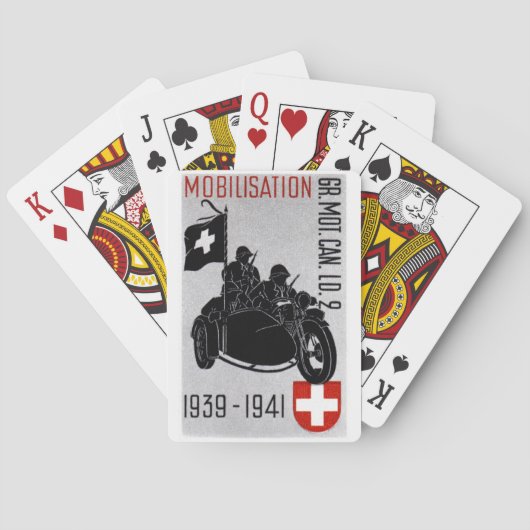 Weltkrieg Spielkarten (Rückseite)