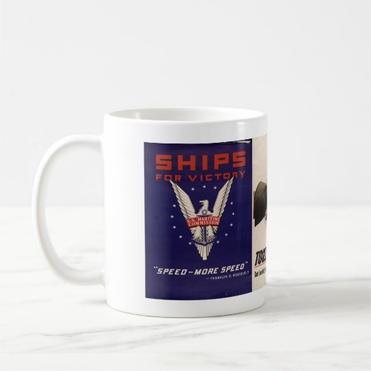 Weltkrieg-Tasse Kaffeetasse (Links)