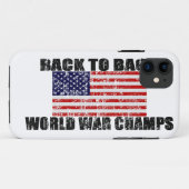 Weltkrieger beängstigend US-Flag iPhone 5 Fall Case-Mate iPhone Hülle (Rückseite (Horizontal))