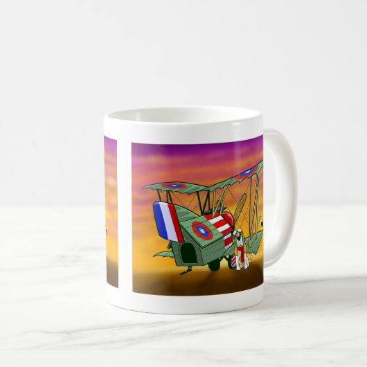 Weltkriegfliegenas-Tasse Kaffeetasse (VorderseiteRechts)