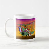 Weltkriegfliegenas-Tasse Kaffeetasse (Links)