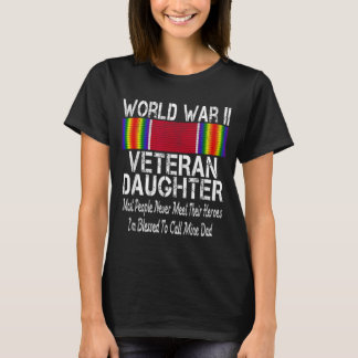 Weltkriegs II Veteran-Tochter - Militärveteran T-Shirt
