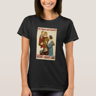 Weltkriegszeit Klassischer Patrioter Soldat Huggin T-Shirt