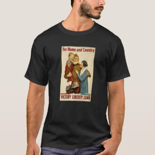 Weltkriegszeit Klassischer Patrioter Soldat Huggin T-Shirt