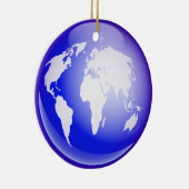 Weltkugel Keramikornament (Rechts)