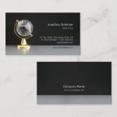 Weltkugel-Visitenkarte Visitenkarte (Vorne/Hinten)