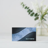 Weltkugel-Visitenkarten Visitenkarte (Stehend Vorderseite)