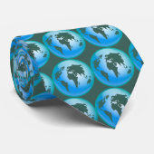 Weltkugel, Weltkugel, Weltkugel, Welt Gl… Krawatte (Gerollt)