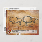 Weltkulturerbe der UNESCO - La Covaciella Höhle Postkarte (Vorne/Hinten)