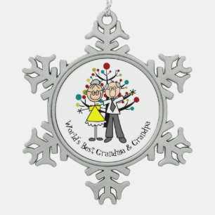 Weltkulturerbe der Unesco Schneeflocken Zinn-Ornament