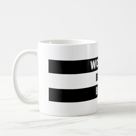 Weltlandbüros Kaffeetasse (Links)