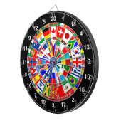 WeltLandesflaggepfeil-Brettspiel-Reise Stiere-e Dartscheibe (Vorderseite rechts)