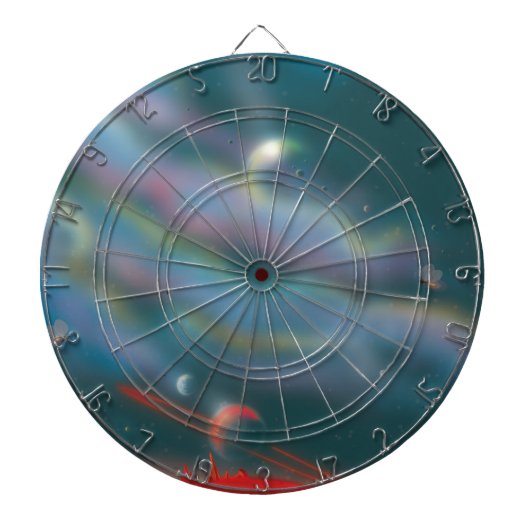 Weltlandschaft der Alien Dartscheibe (vorne)