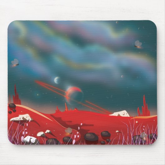 Weltlandschaft der Alien Mousepad (Vorne)