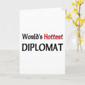 Weltlärm-Diplomat Karte (Gelbe Blume)