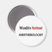 Weltlärm heißer Anästhesiologe Magnet (Vorderseite/Rückseite)