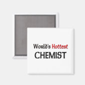 Weltlärm heißer Chemiker Magnet (Vorderseite/Rückseite)