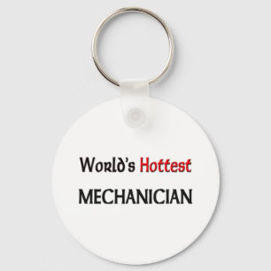 Weltlärm heißer Mechaniker Schlüsselanhänger