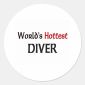 Weltlärm Runder Aufkleber (Vorderseite)