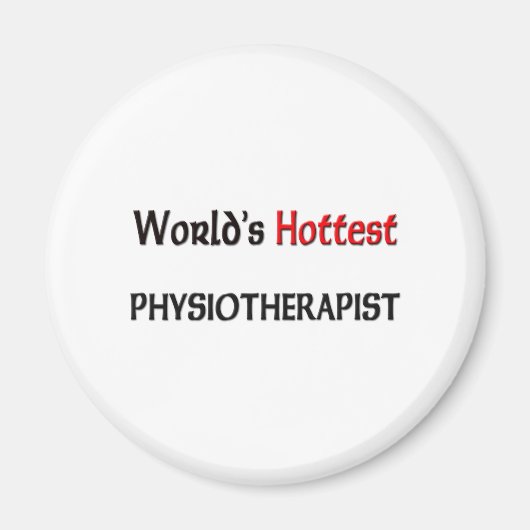 Weltlärmester Physiotherapeut Magnet (Vorne)