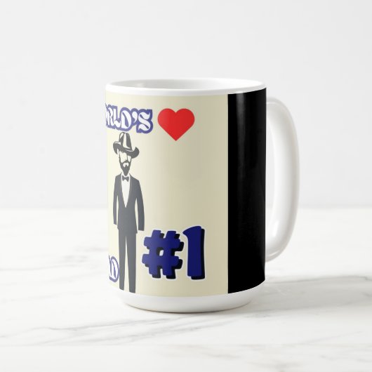 Weltläufiger Vater #1 Kaffeetasse (VorderseiteRechts)