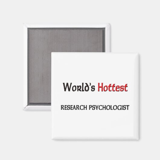 Weltläufigste Forschungspsychologin Magnet (Vorderseite/Rückseite)