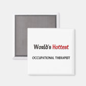 Weltläufigster Arbeitstherapeut Magnet (Vorderseite/Rückseite)