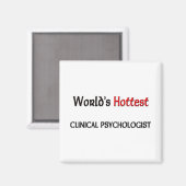 Weltläufigster klinischer Psychologe Magnet (Vorderseite/Rückseite)