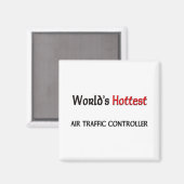Weltläuft heißer Flugverkehrsleiter Magnet (Vorderseite/Rückseite)